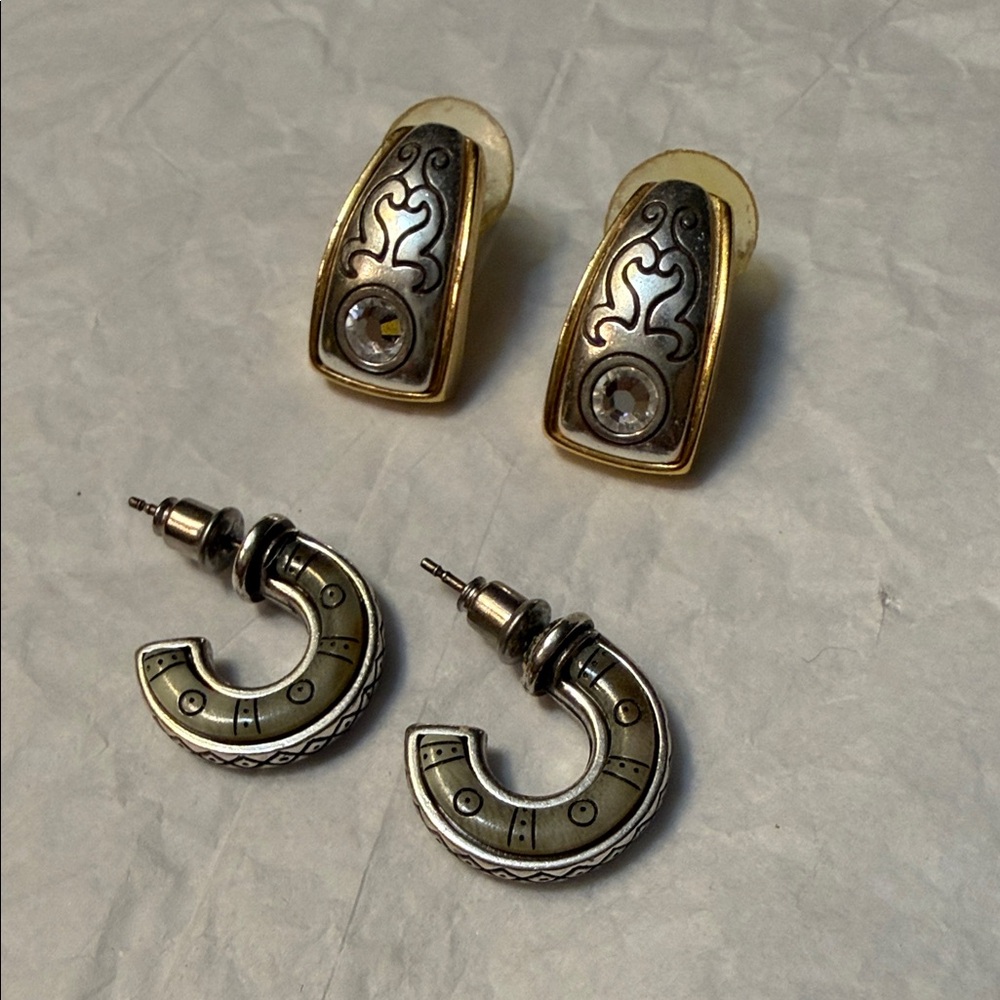 Brighton Gold and Silver Earrings Set 330